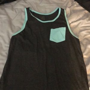 Blue Crown Tank Top